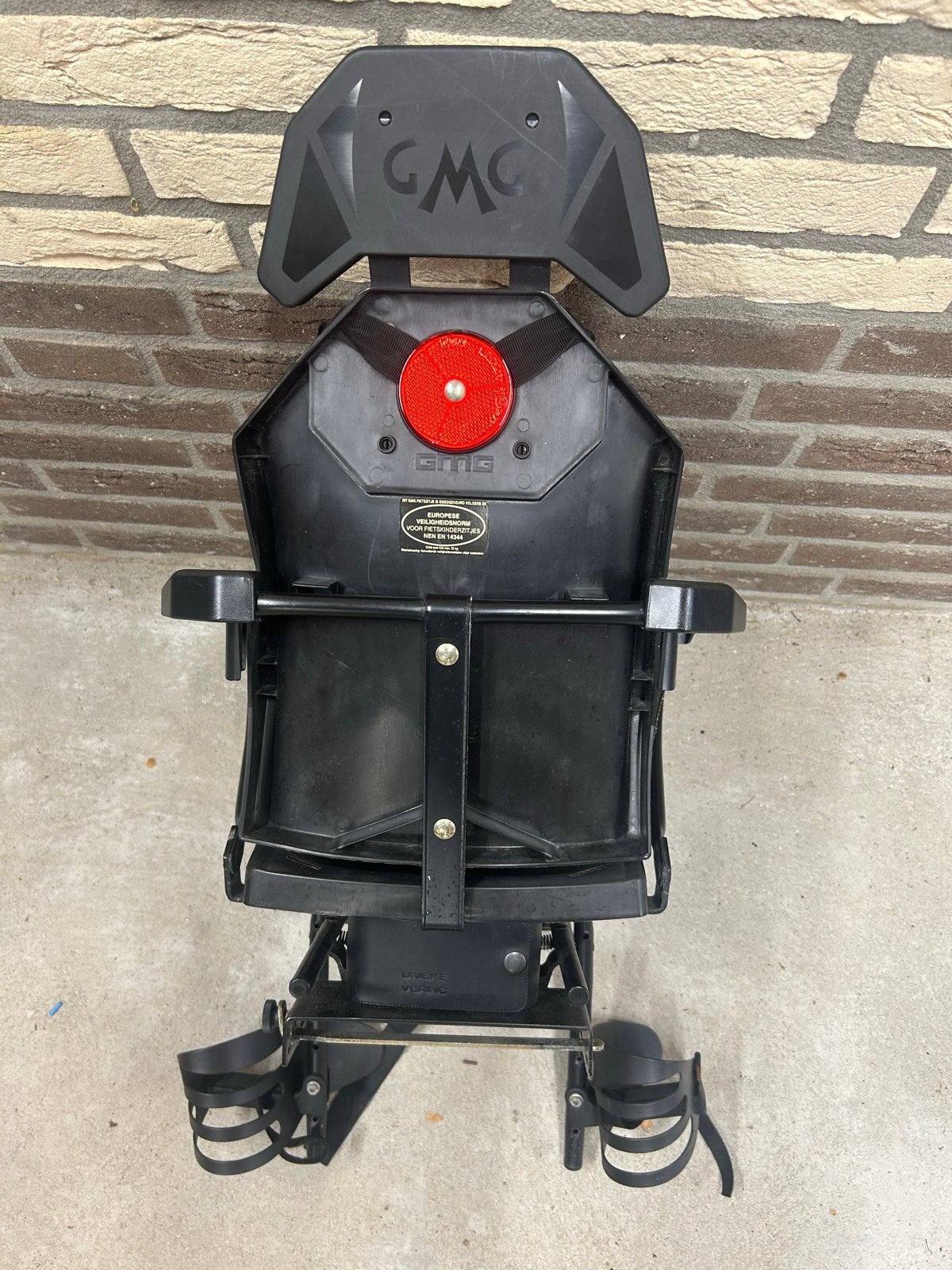 GMG Fietszitje Achter met Voetsteuntjes - Veilig & Compleet, Achterzitje, Ophalen, 15 t/m 25 kg, Gebruikt