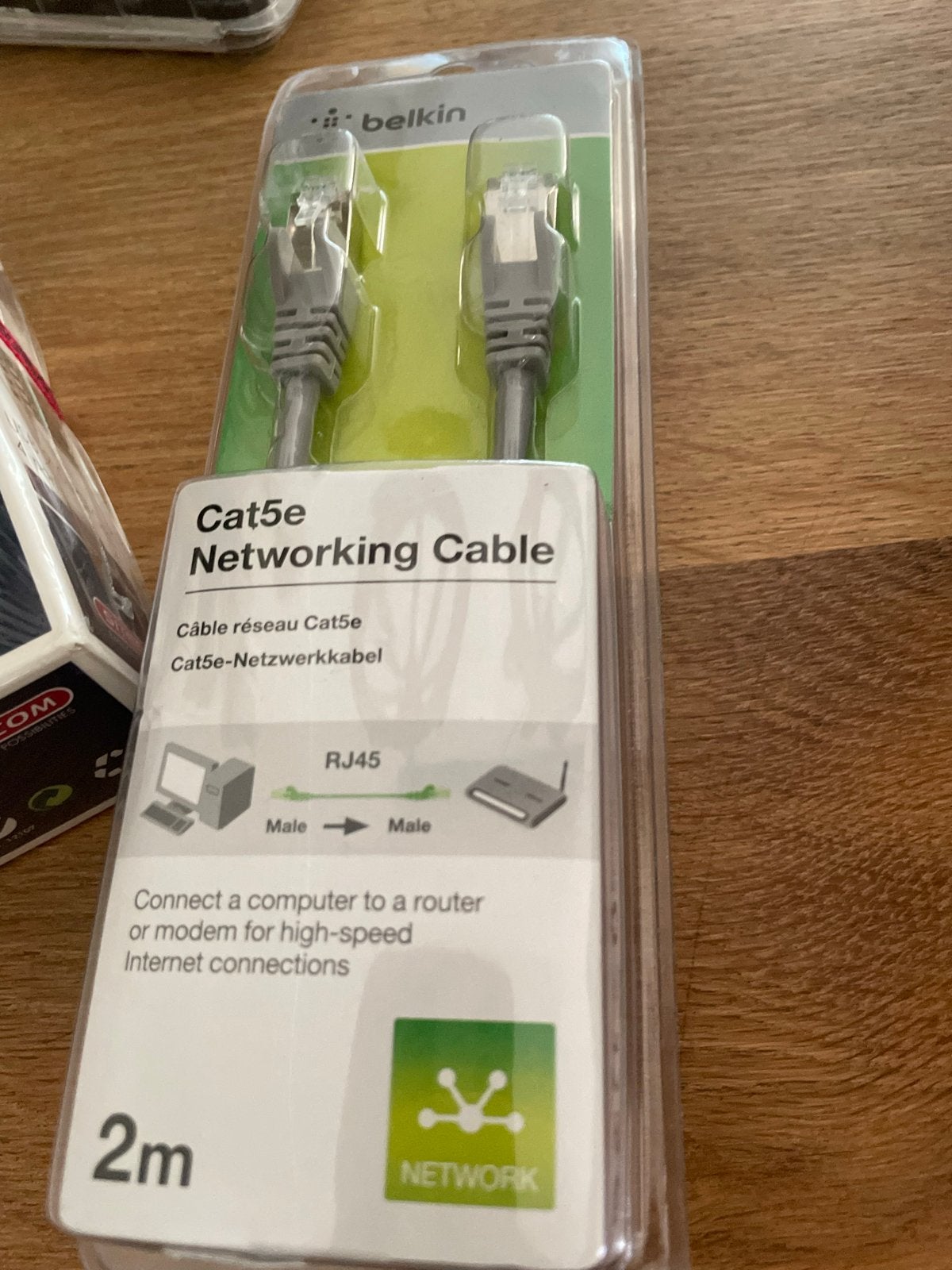 Belkin Cat5e Netwerkkabel - 2 meter, Ophalen of Verzenden, Nieuw