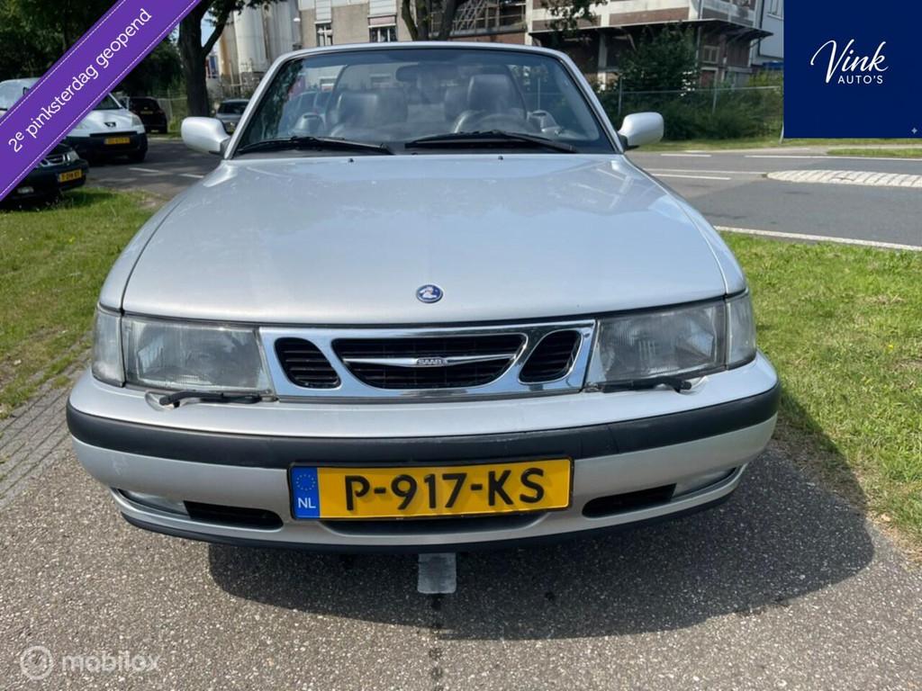 Saab 9-3 Cabrio 2.0t Senses Edition | Turbo | IN TOP STAAT |, Auto's, Voorwielaandrijving, Gebruikt, Zwart, 4 cilinders