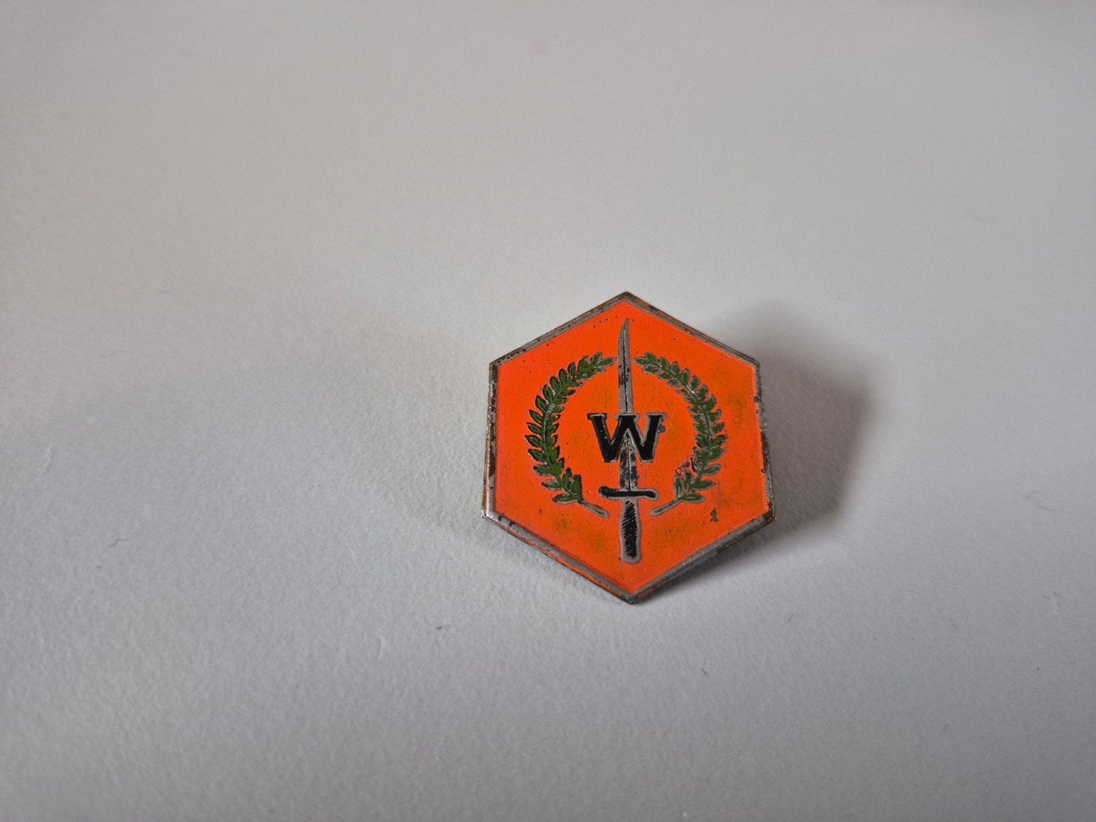 W-brigade speld, Ophalen of Verzenden, Nederland, Embleem of Badge
