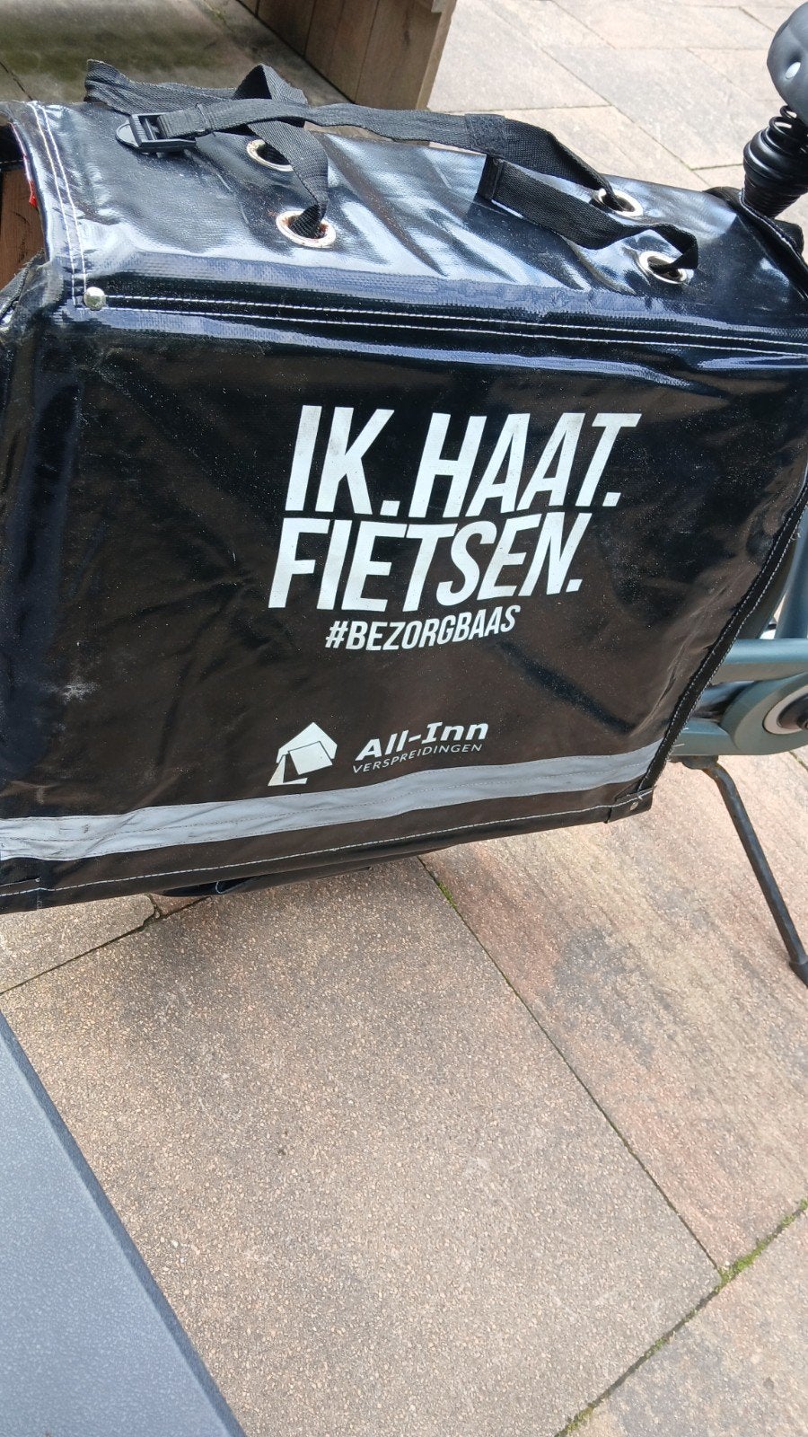 Fietstas van All-Inn Verspreidingen - 2 keer gebruikt, Ophalen, Nieuw, All in verspreidingen
