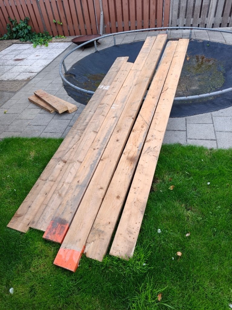 Vuren balken geschaafd 2e kans, Ophalen, Gebruikt, Minder dan 25 mm, 250 tot 300 cm