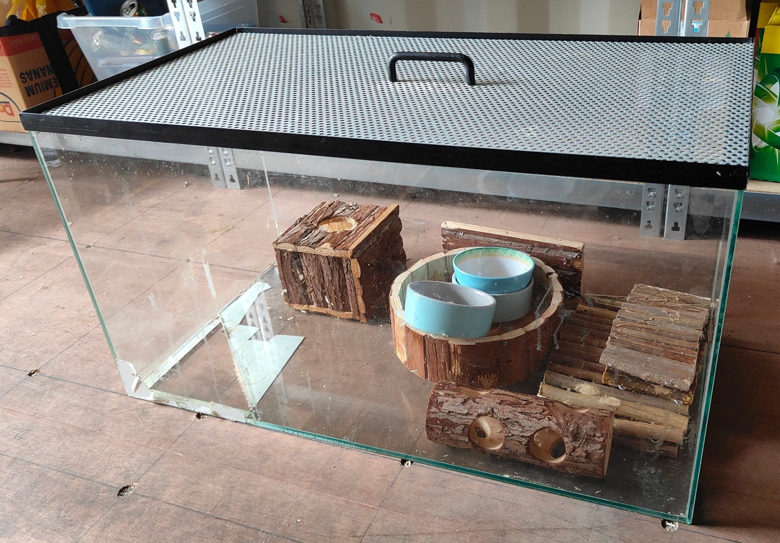 Opzetstuk gerbilarium 73 x 40 cm, Dieren en Toebehoren, Knaagdieren en Konijnen | Hokken en Kooien, Ophalen, Minder dan 75 cm