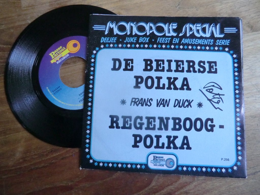frans van dijck   de beierse polka/regenboog polka, Verzenden, Zo goed als nieuw, 7 inch, Levenslied of Smartlap