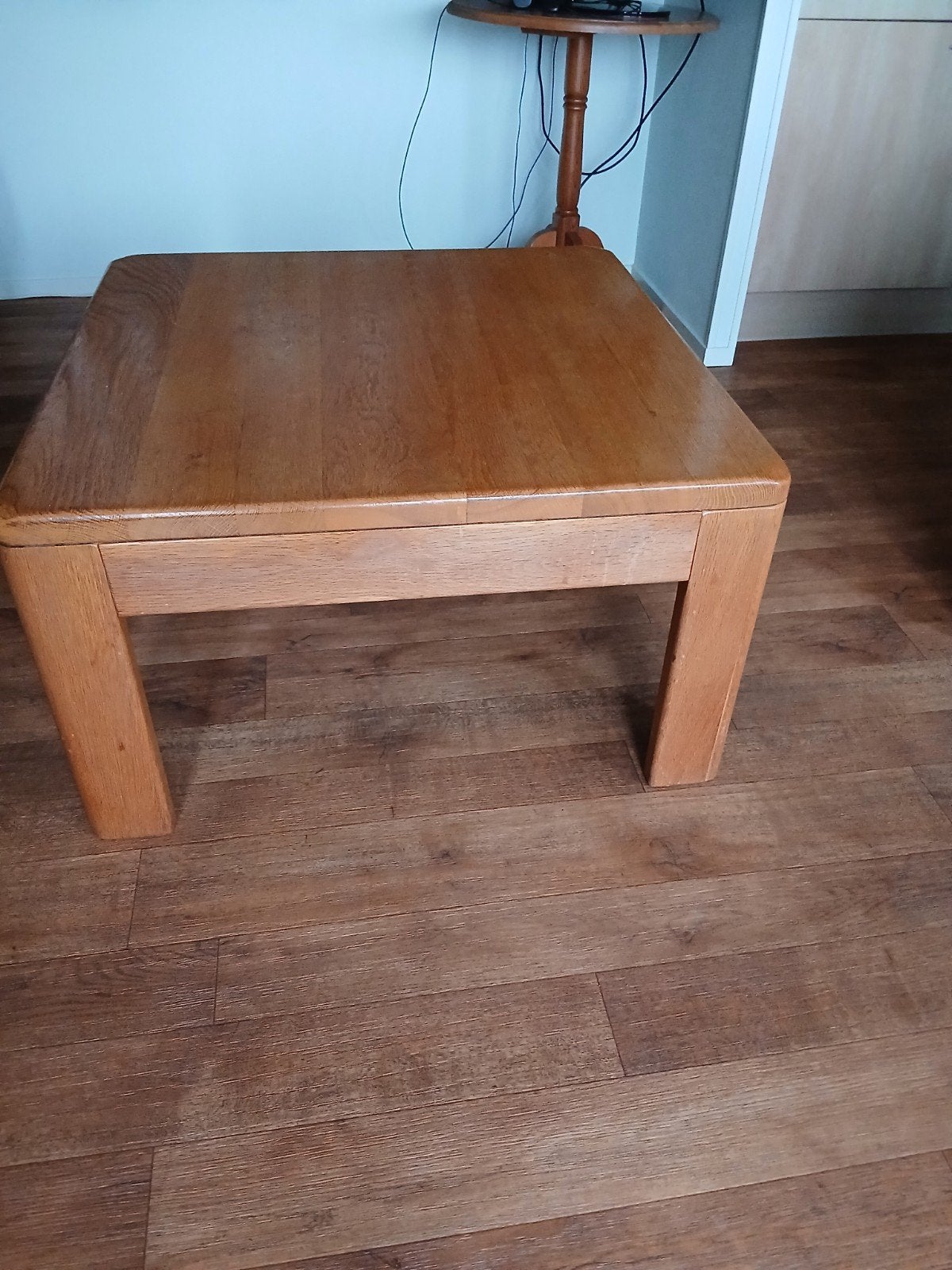 Salontafel grenenhout - 80x80x46 cm, Ophalen, Gebruikt, 50 tot 100 cm, Vierkant