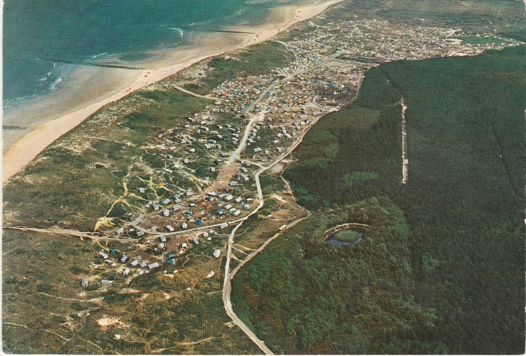 VLIELAND Kampeercentrum Stortemelk Luchtfoto, Verzenden, 1960 tot 1980, Ongelopen, Waddeneilanden
