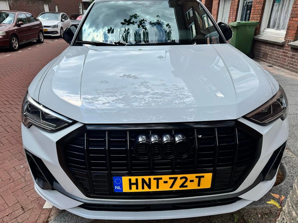 Audi Q3 35 TDI 150pk S line 2018 Wit, Auto's, Audi, Euro 6, 4 cilinders, 2000 kg, Wit