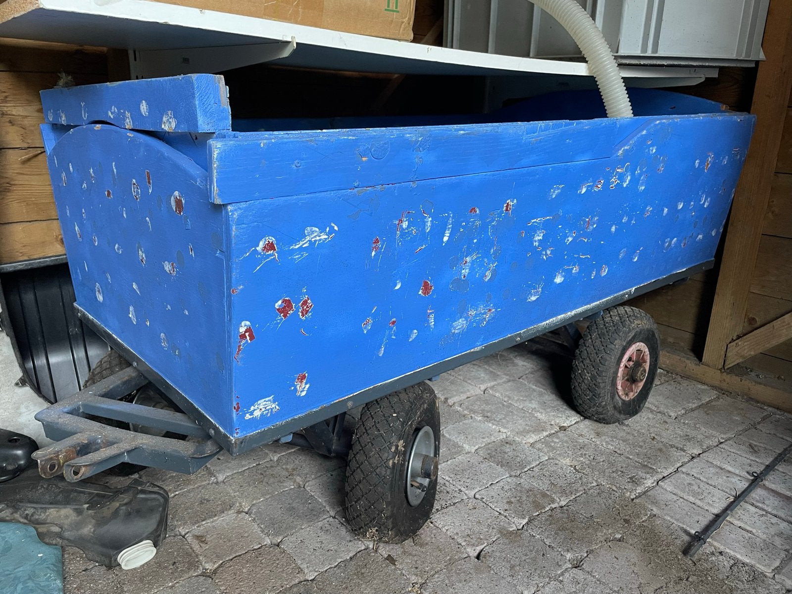 Bolderkar voor carnaval - opknapper, Ophalen, Gebruikt