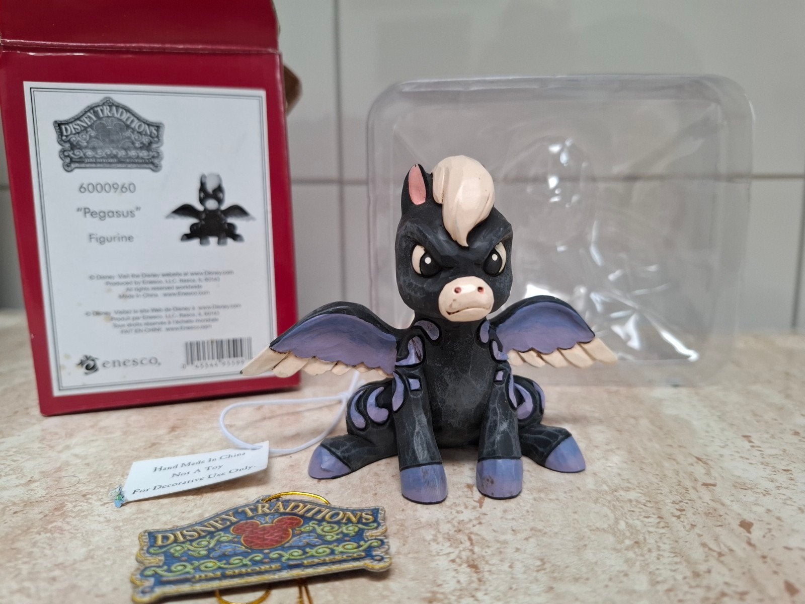 Disney Traditions Jim Shore mini-beeldje Pegasus Hercules, Verzamelen, Disney, Ophalen of Verzenden
