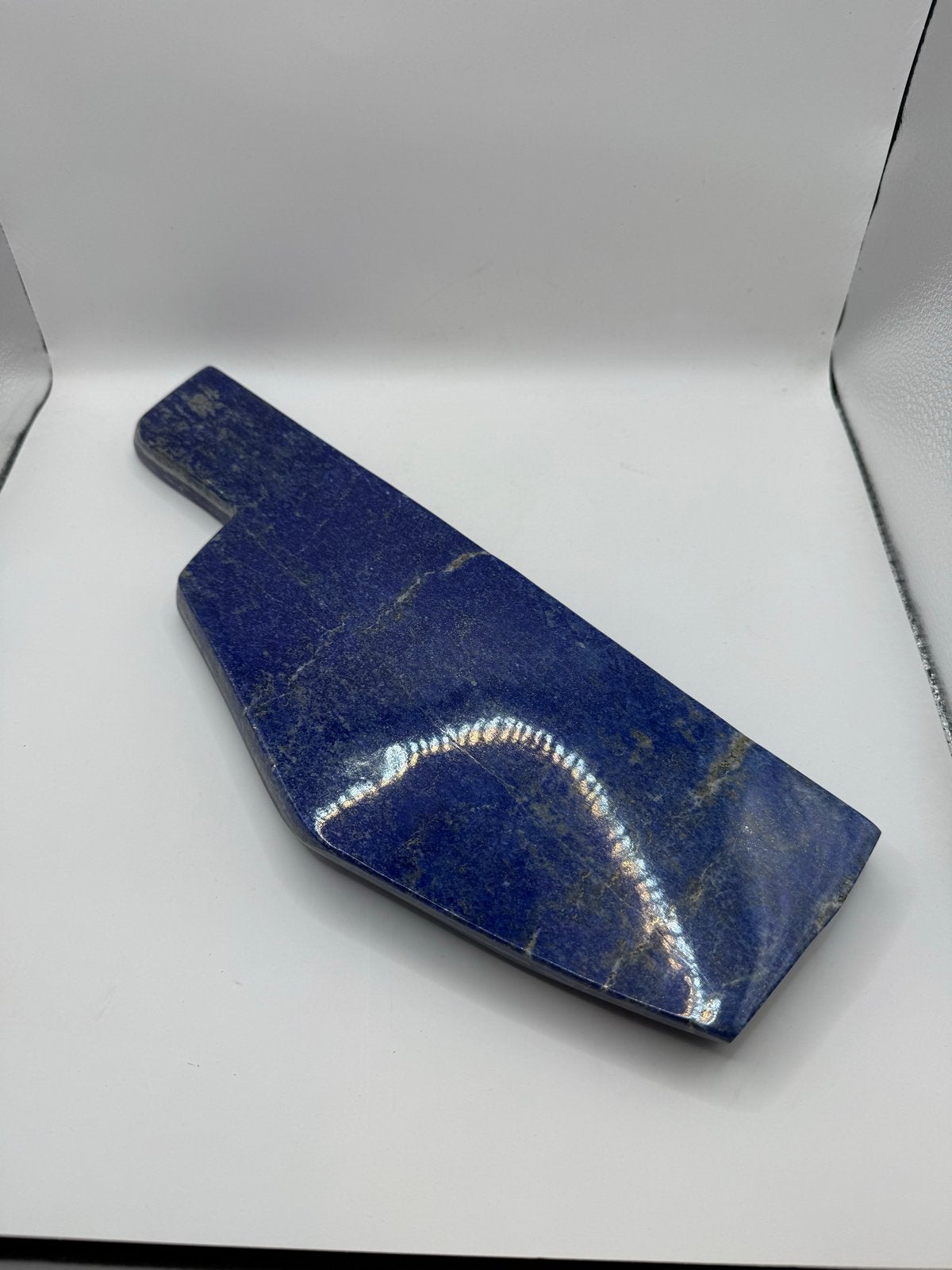Grote Lapis Lazuli Plaat - 2330 gram - Uniek Decoratiestuk, Ophalen of Verzenden, Mineraal