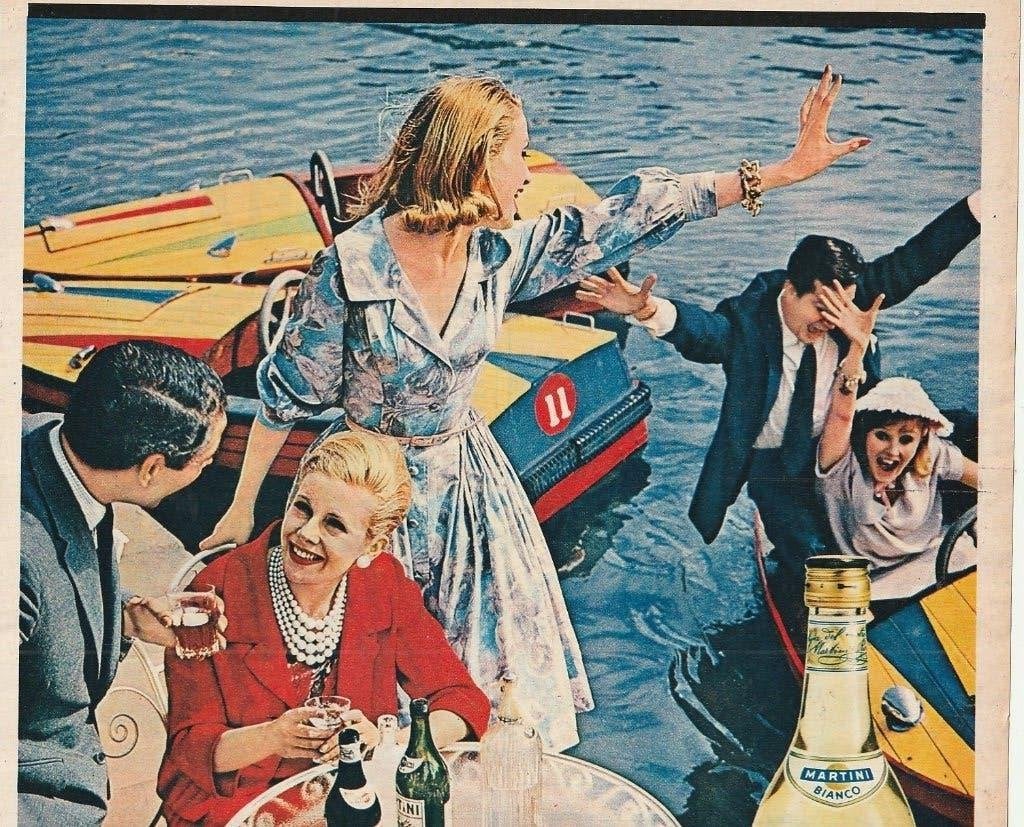 Retro reclame 1966 Martini vermouth elke gelegenheid, Verzenden, Overige typen