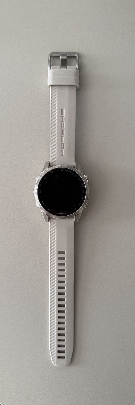 Porsche x Garmin Epix Pro Gen 2 (42mm) Nieuwstaat + Bon, Sieraden, Tassen en Uiterlijk, Sporthorloges, GARMIN, Wit, Ophalen of Verzenden