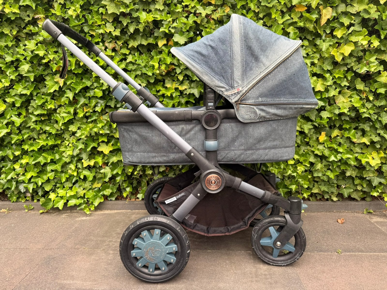 Bugaboo Buffalo Diesel Denim, complete kinderwagen., Ophalen, Bugaboo, Zo goed als nieuw, Combiwagen