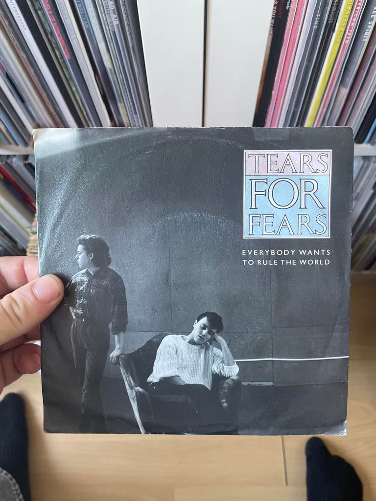 Tears For Fears - Everybody Wants To Rule The World Single, Cd's en Dvd's, Vinyl Singles, Gebruikt, 7 inch, Single, Ophalen of Verzenden