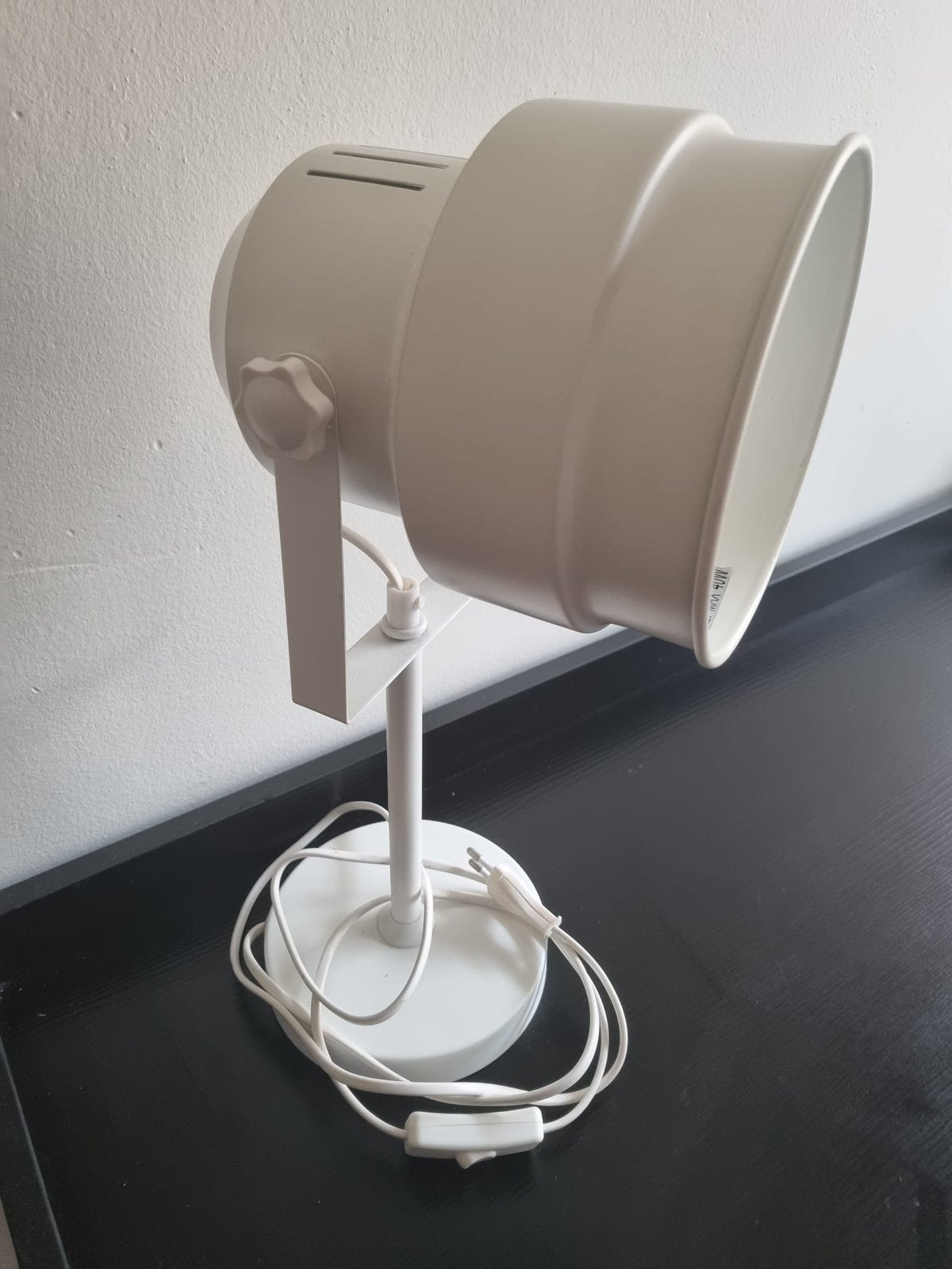 Studio tafel lamp Present Time, Ophalen, Bureaulamp, Overige merken, Wit