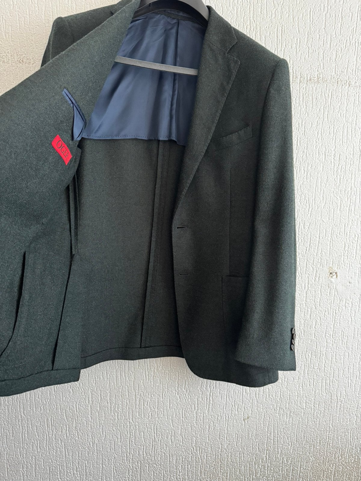 Napoli Oger Jasje, Kleding | Heren, Kostuums en Colberts, Verzenden, Zo goed als nieuw, Maat 52/54 (L), Groen