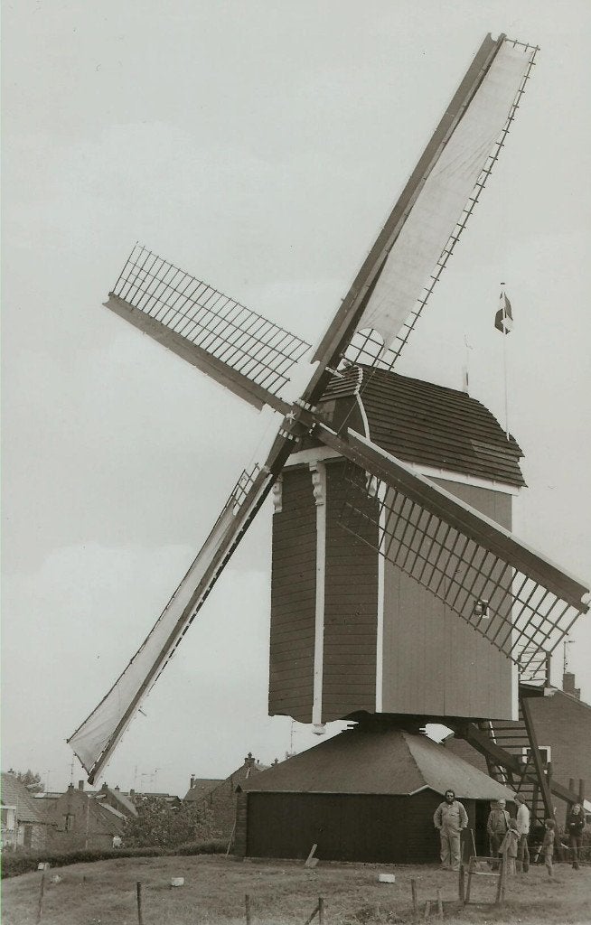 ST. ANNALAND molen 17e eeuw 1978, Ophalen of Verzenden, 1960 tot 1980, Ongelopen, Zeeland