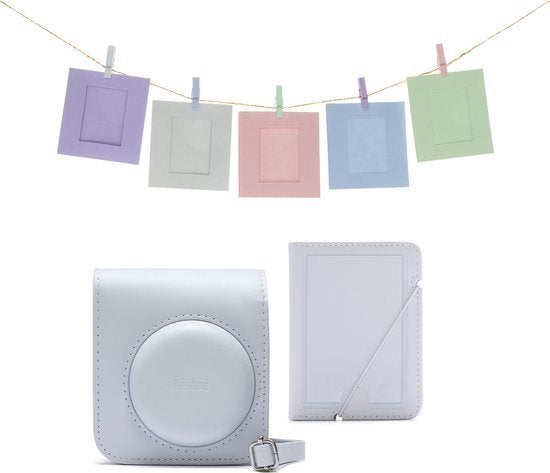 Fujifilm Instax Mini 12 (Cameratas)*nieuw*, 8 inch, Bescherming voor- en achterkant, Ophalen of Verzenden, Fuji 1