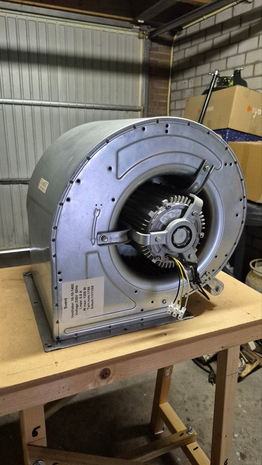 Torin Limited DDC270-270 ventilator 550W max 1300W, Ophalen