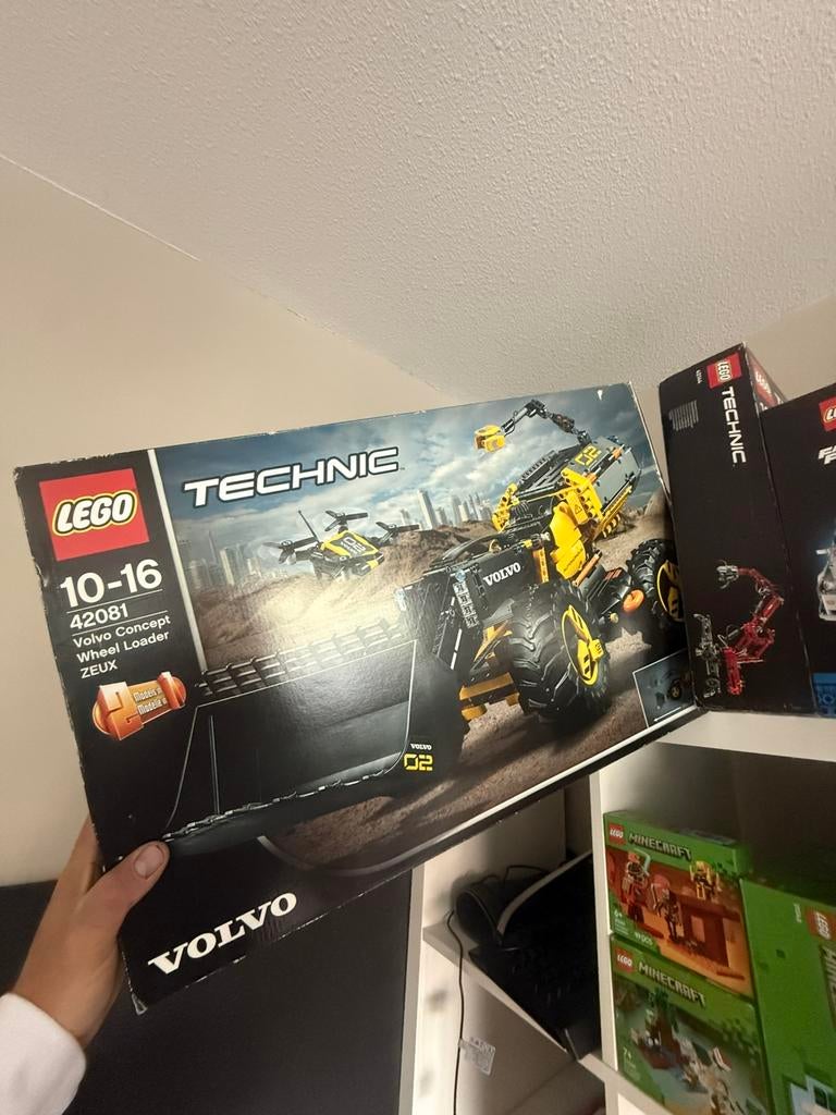 Lego 42081 volvo loader, Ophalen of Verzenden, Zo goed als nieuw