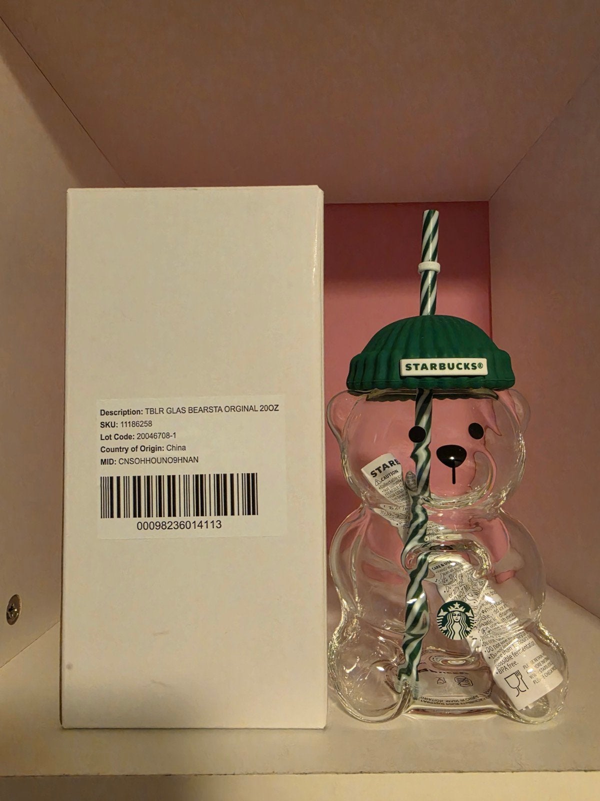Officiële Starbucks Bearista Bear Cup - Nieuw!, Huis en Inrichting, Nieuw, Ophalen of Verzenden, Meerkleurig, Overige merken