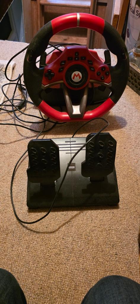 Hori Mario Kart stuur, Ophalen of Verzenden, Zo goed als nieuw, Met 1 controller, Switch Original