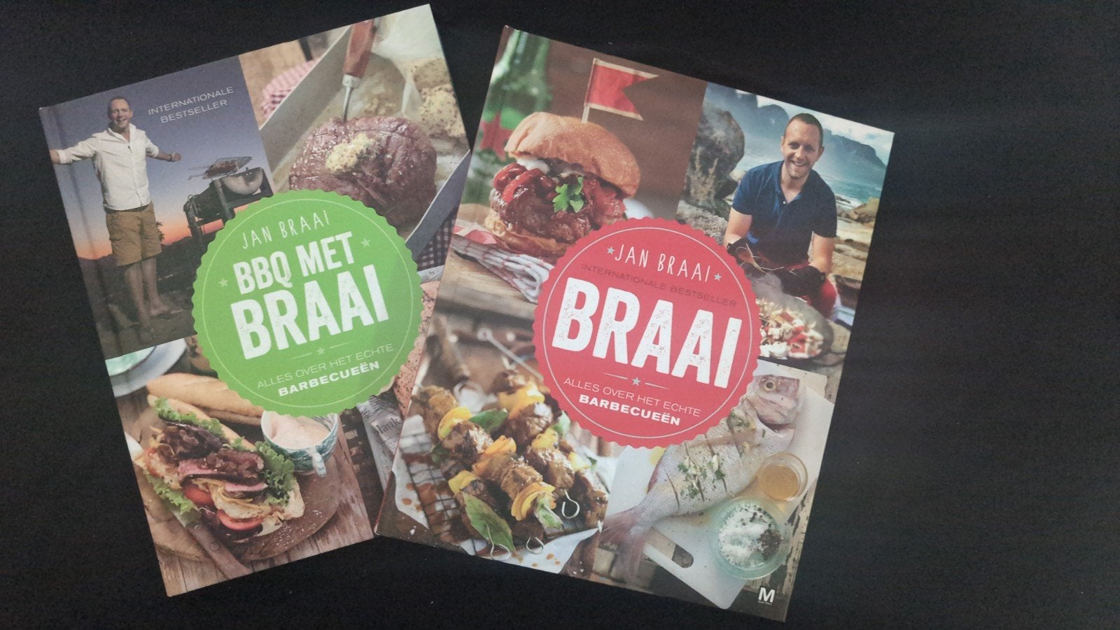 Jan Braai BBQ met Braai & Braai kookboeken (2 stuks), Ophalen of Verzenden, Overige gebieden, Jan Braai, Hoofdgerechten