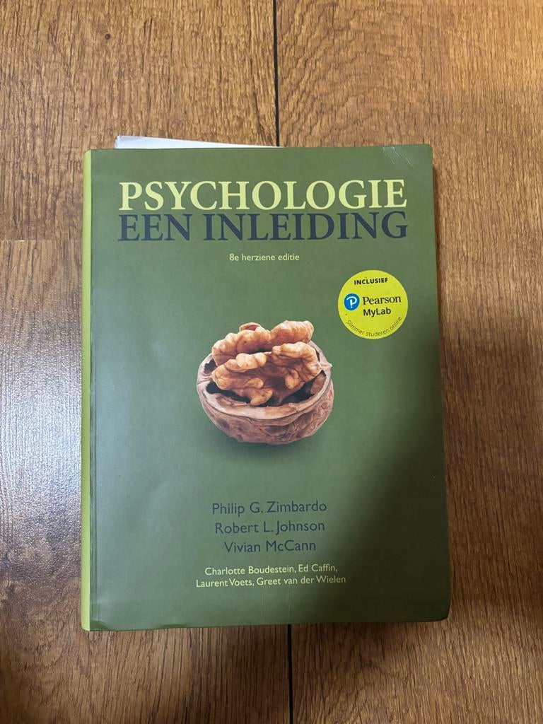 Psychologie: Een Inleiding - 8e herziene editie, Ophalen of Verzenden, Zo goed als nieuw, Overige onderwerpen