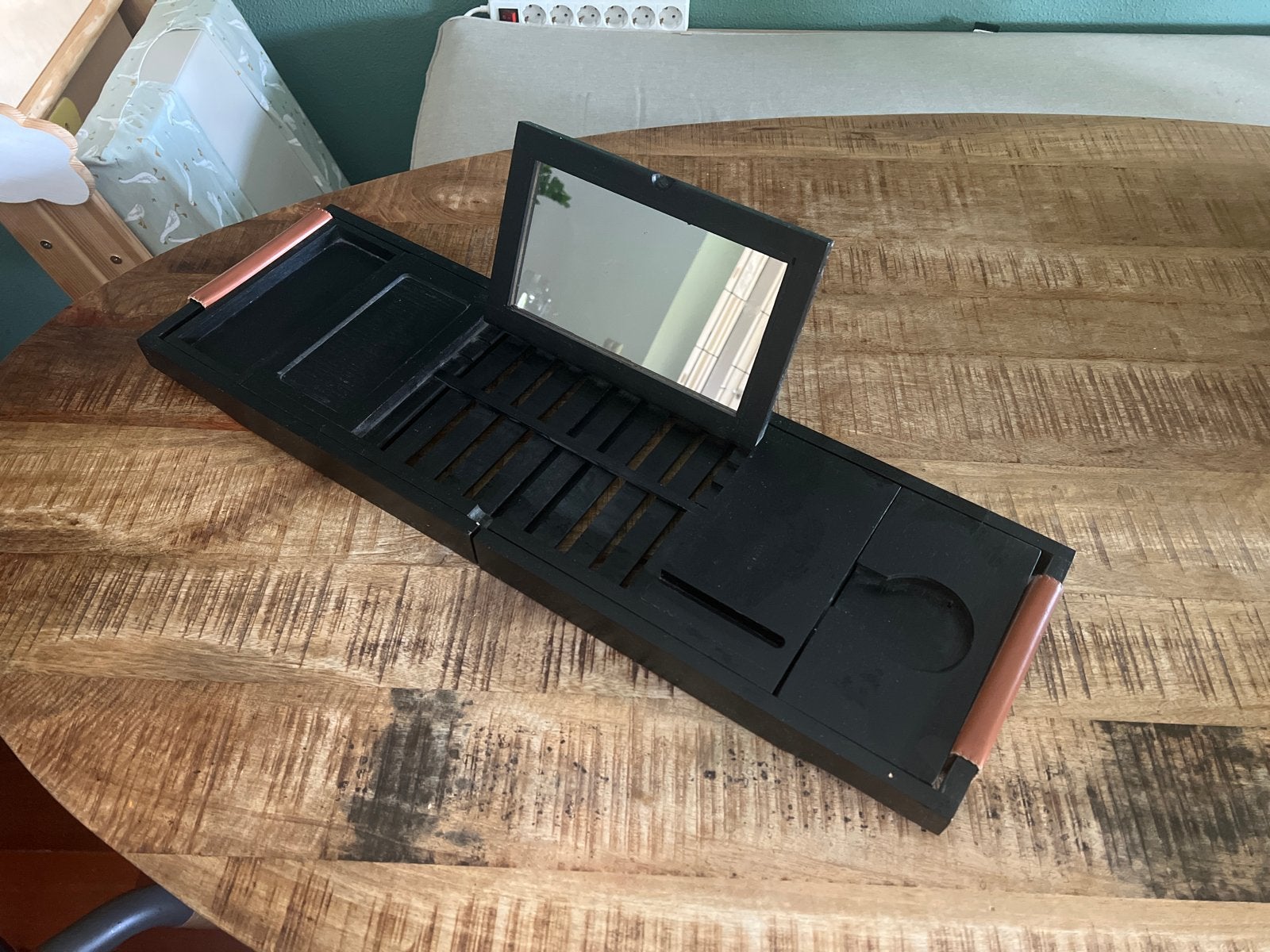 Relaxtub Badplank met Spiegel en Telefoonhouder, Ophalen, Gebruikt, Overige typen, Overige merken