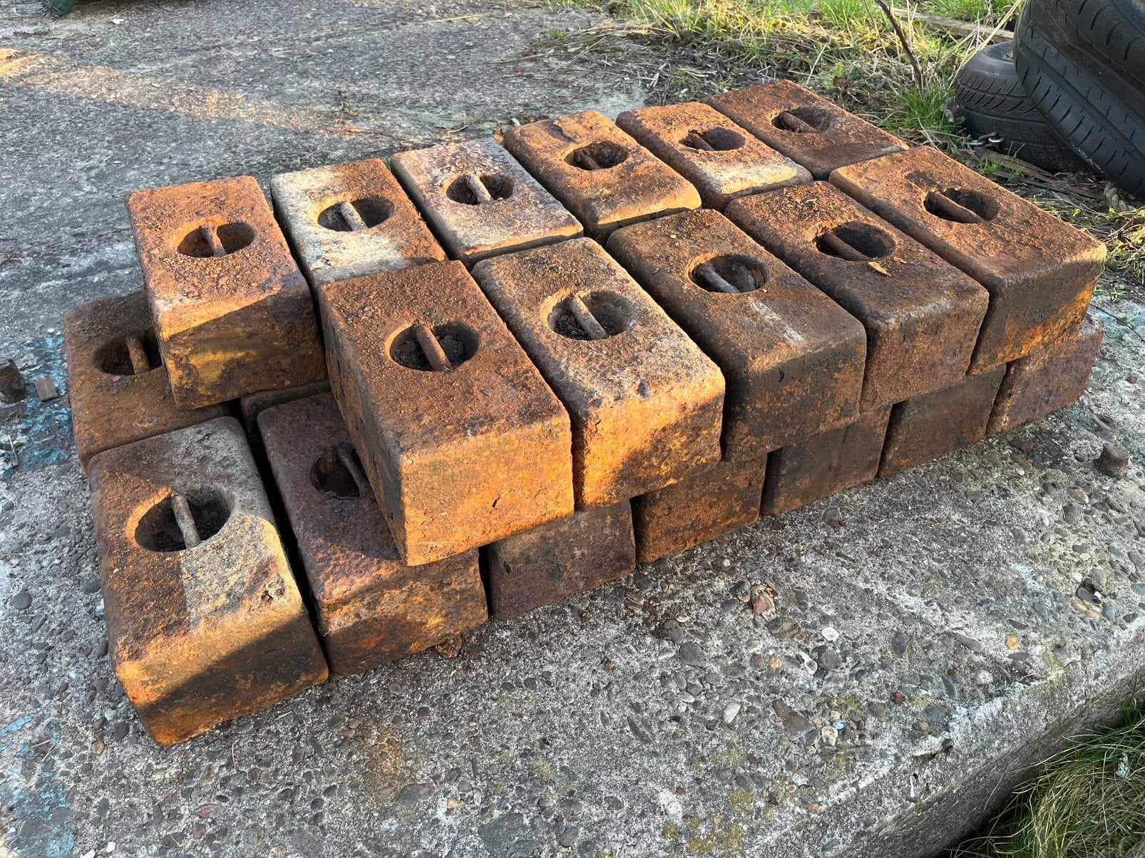 Ballast blokken / broodjes / knuppels, Watersport en Boten, Ophalen, Gebruikt, Overige typen, Zeilboot of Motorboot