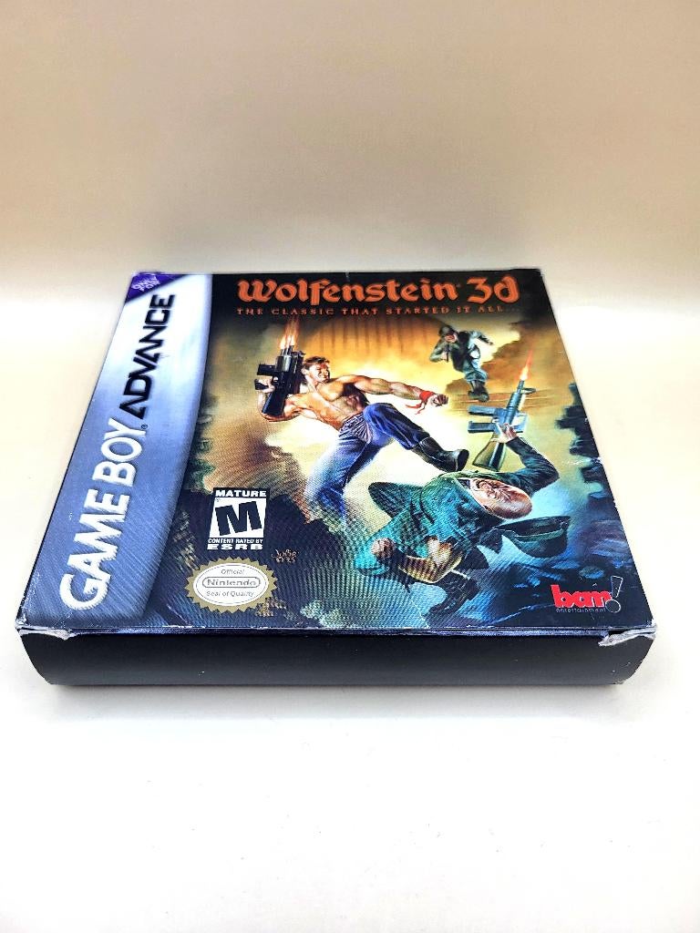 Wolfenstein 3d - Game Boy Advance - GBA, Spelcomputers en Games, Games | Nintendo Game Boy, Zo goed als nieuw, Avontuur en Actie