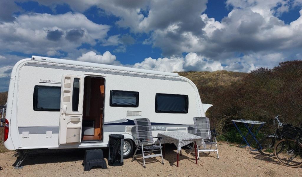Zeer mooie Hobby 495, 2012, Caravans en Kamperen, Caravans, Particulier, tot en met 4, Rondzit, Hobby, 2 aparte bedden, Disselslot