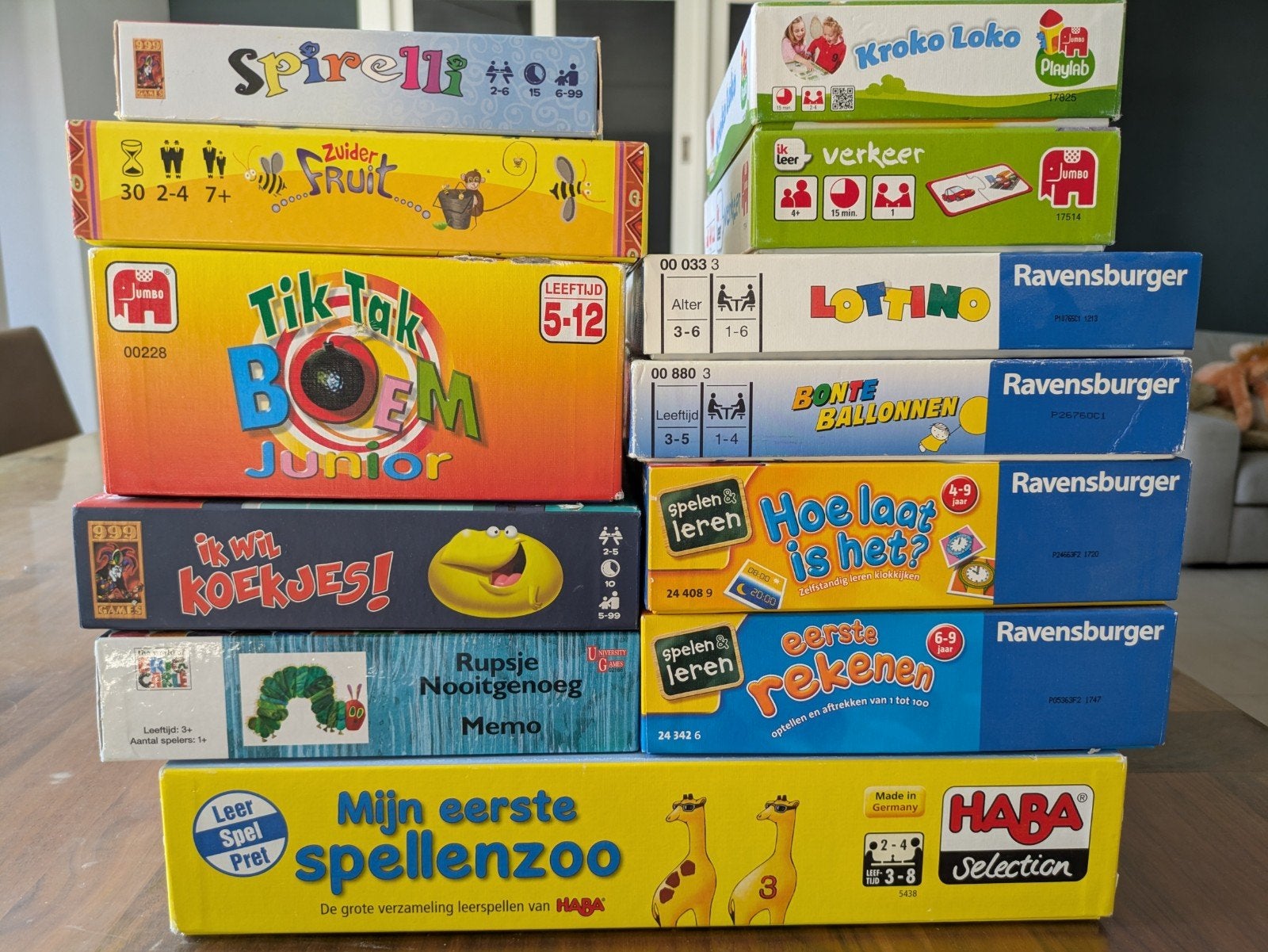 Diverse bordspellen voor kinderen - Zo goed als nieuw, Een of twee spelers, Ophalen of Verzenden, Zo goed als nieuw, Jumbo, Ravensburger, HABA, Playlab