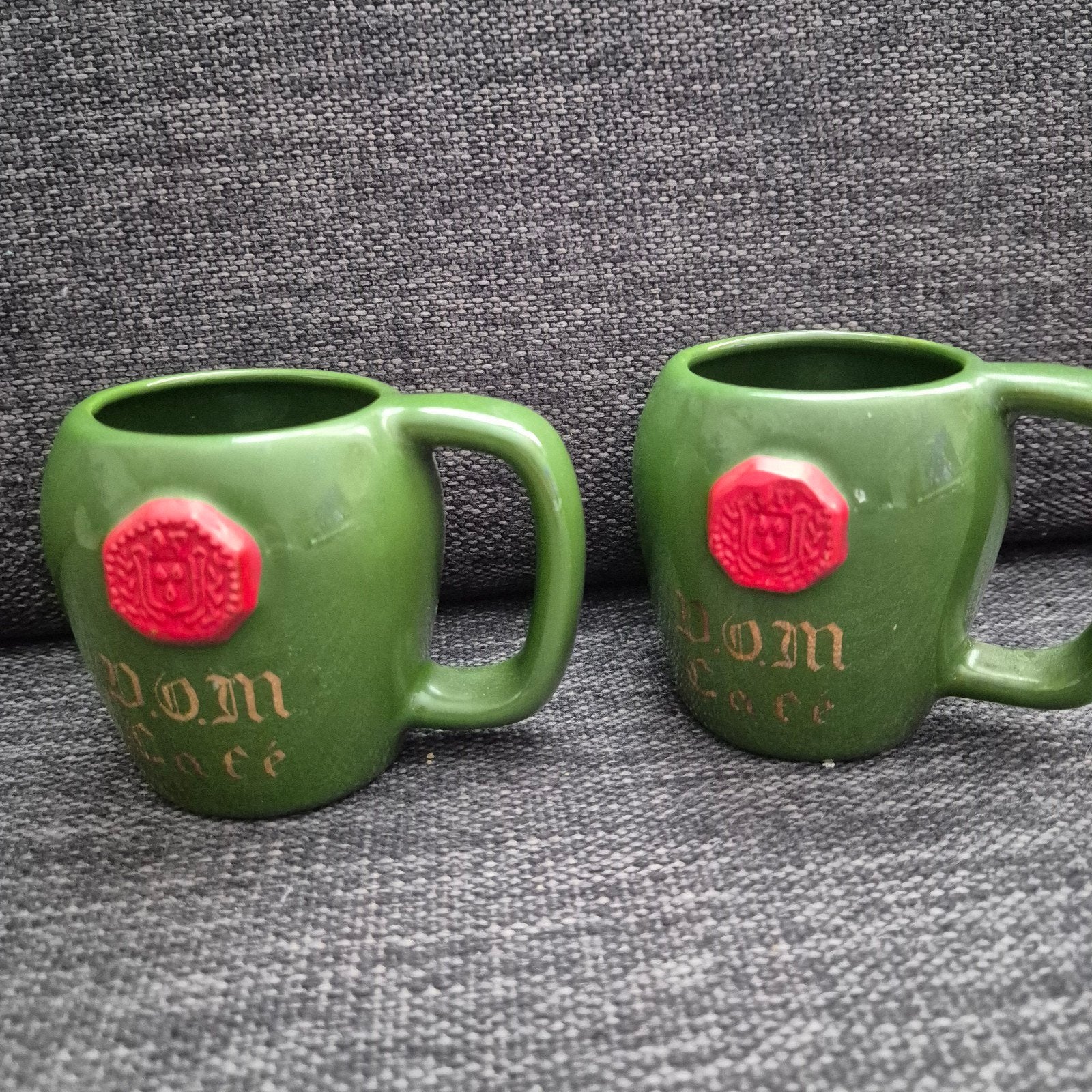 Set van 2 vintage Bénédictine likeur mokken, Made in France, Antiek en Kunst, Ophalen of Verzenden