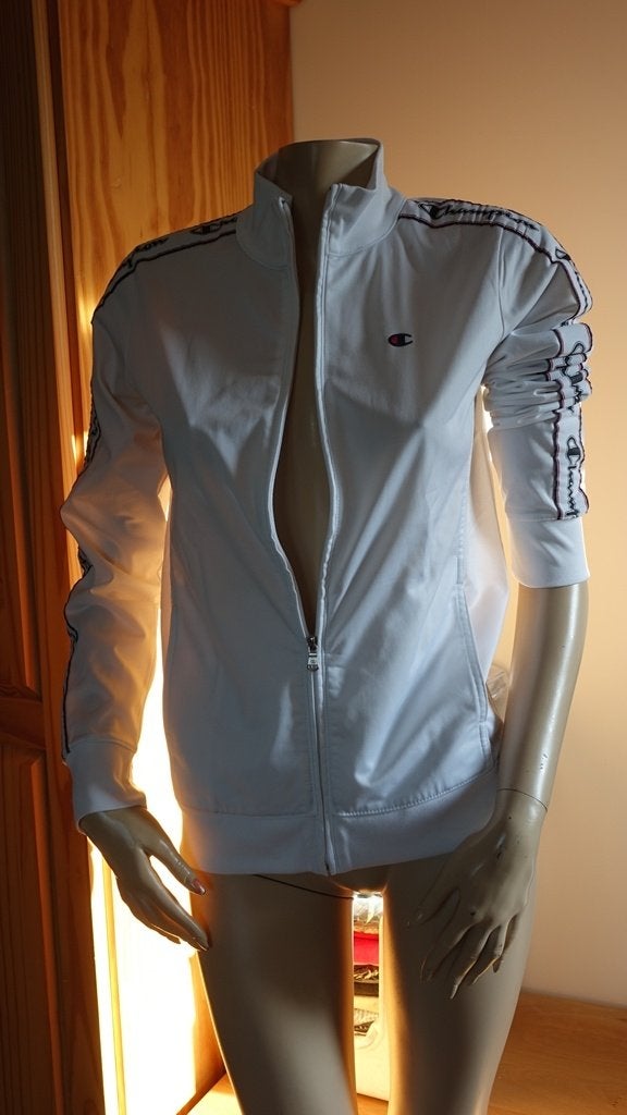 z.g.a.n wit CHAMPION vest, Maat 38/40 (M), Verzenden, Wit, Zo goed als nieuw