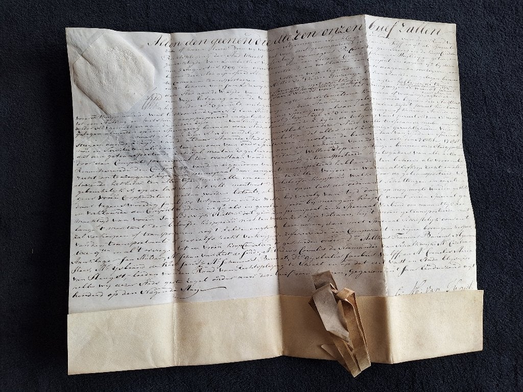 Oude Manuscripten uit Utrecht, Verzenden, Brief