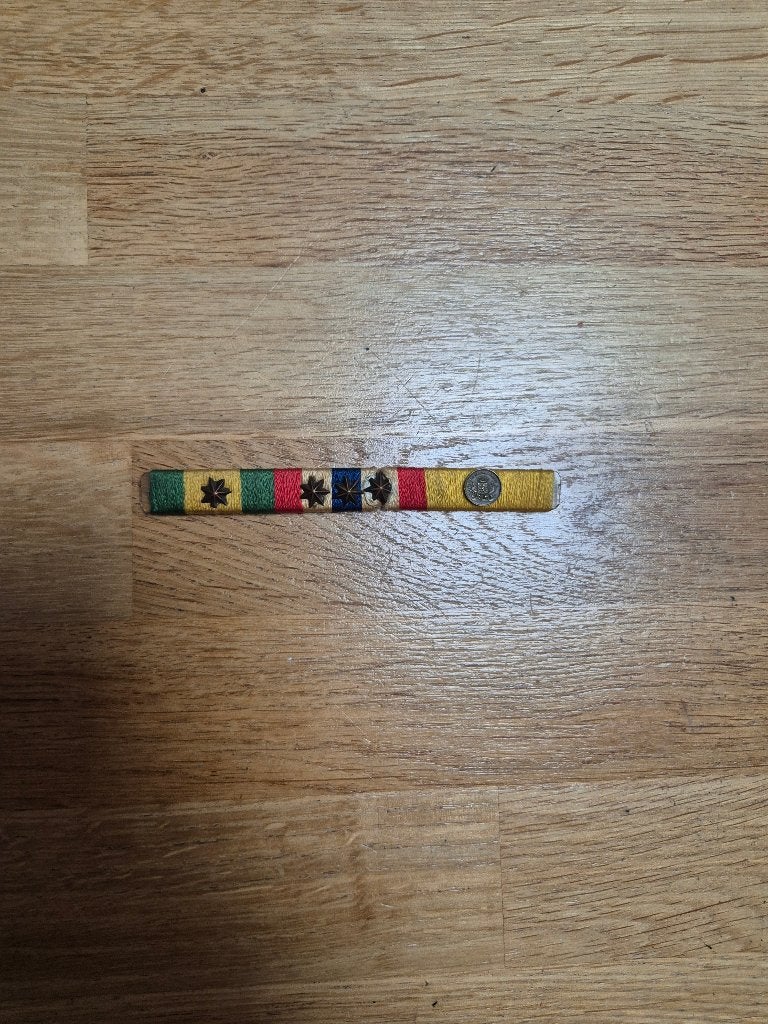 Baton spange OHK, Trouwe dienst en Orde en vrede, Ophalen of Verzenden, Landmacht, Nederland, Lintje, Medaille of Wings