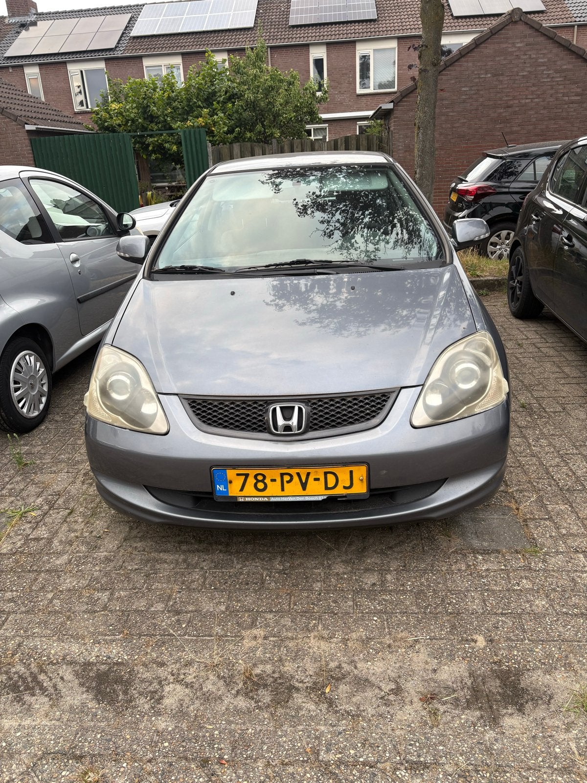Honda Civic 1.4 I LS 3DR 2004 Grijs, Auto's, Honda, Particulier, Civic, Benzine, C, Hatchback, Handgeschakeld, Origineel Nederlands