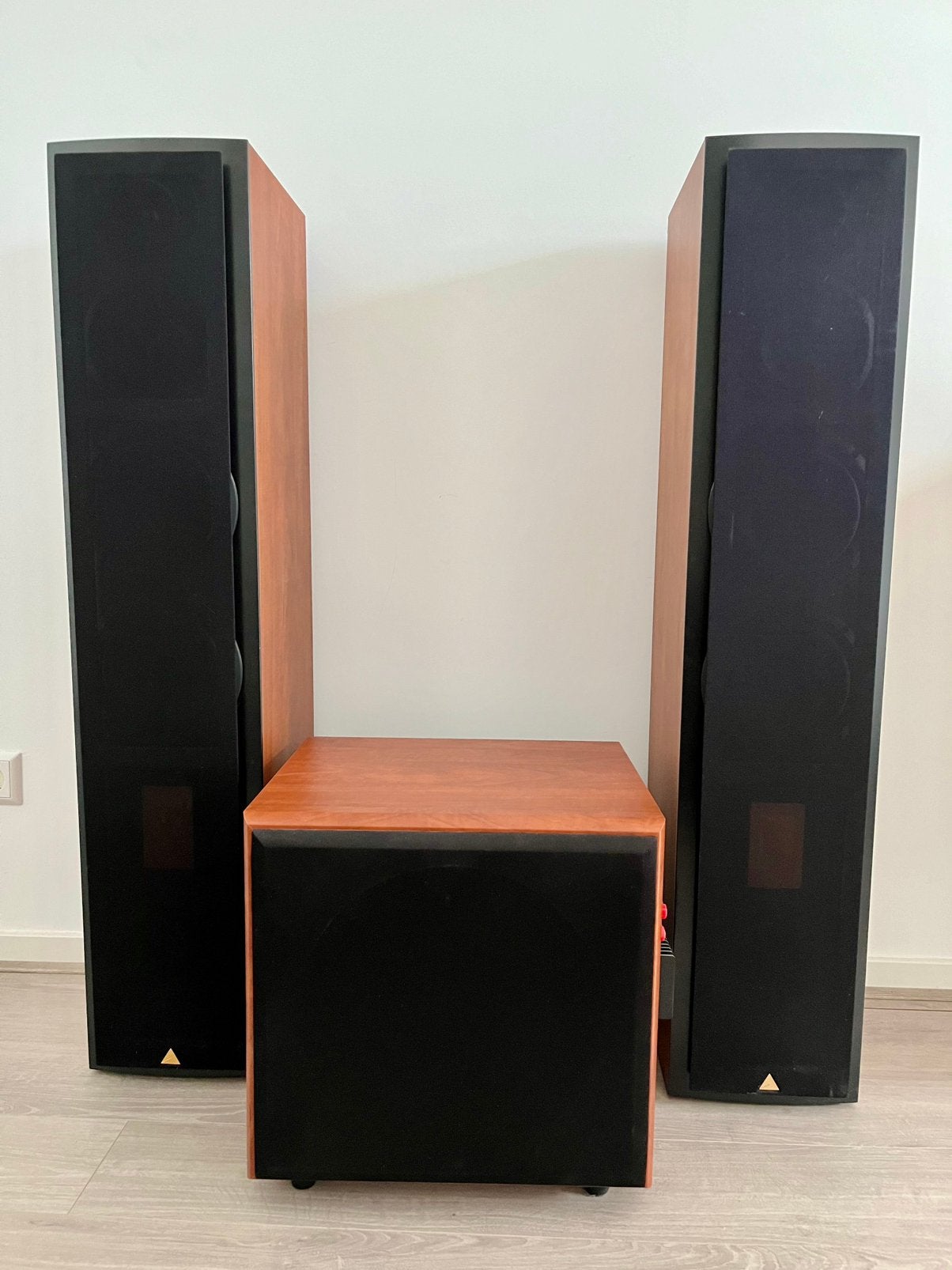 Triangle Antal 202 Speakers + Mosscade Titan 11.4 Subwoofer, Ophalen, Zo goed als nieuw, Overige merken