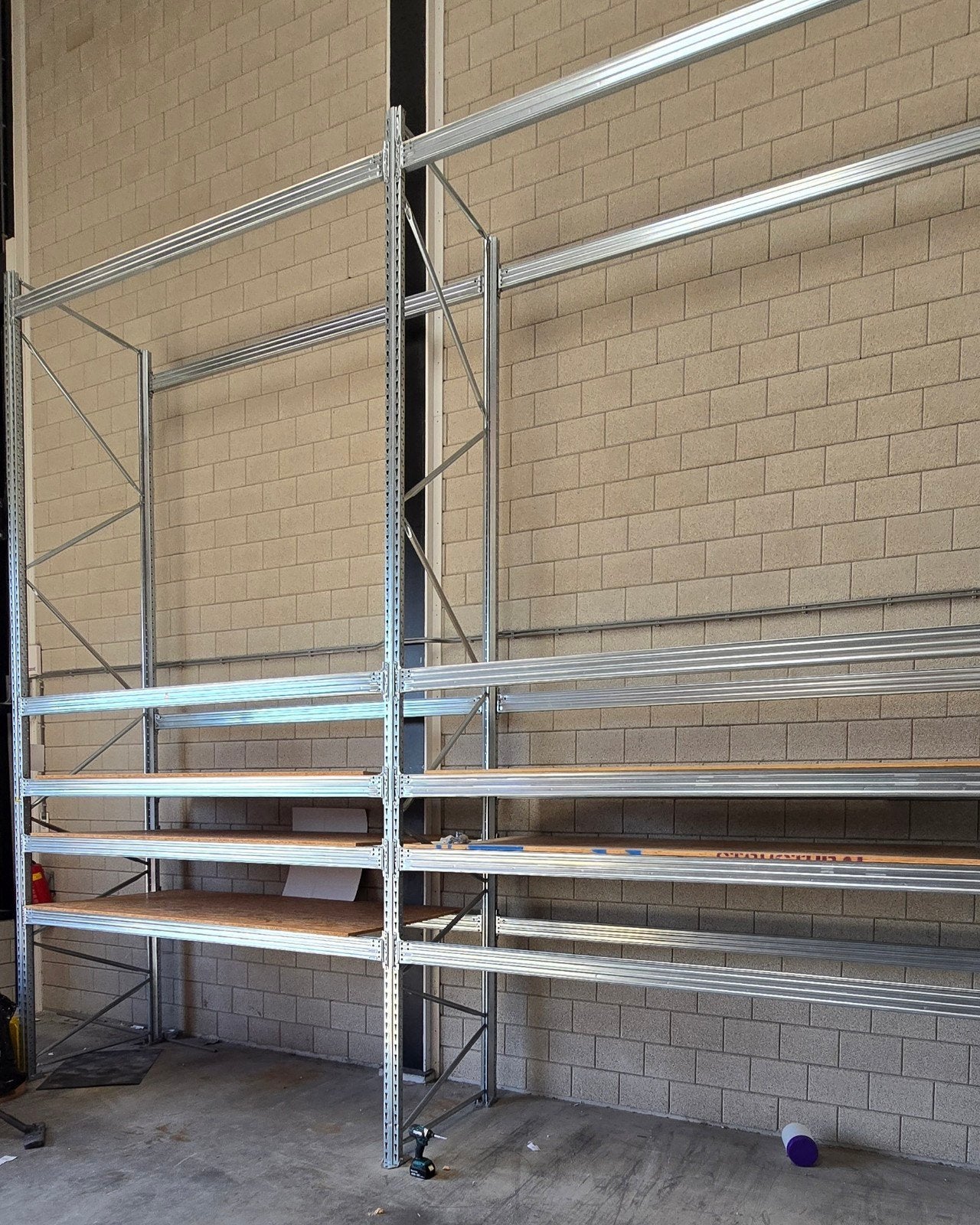 2 Secties nette verzinkte en grote stelling palletstellingen, Ophalen, Gebruikt