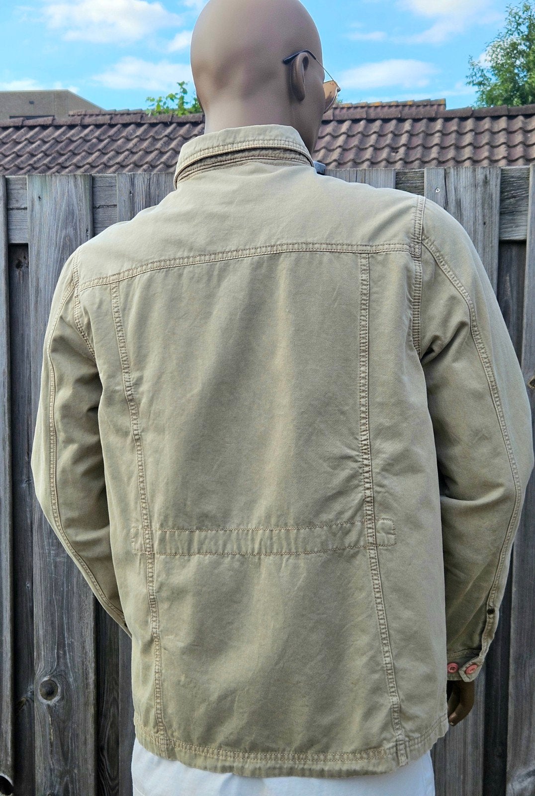 PME Legend katoenen jas /field jacket met badge (M ), Kleding | Heren, Jassen | Zomer, Overige kleuren, Maat 48/50 (M), ., Ophalen of Verzenden