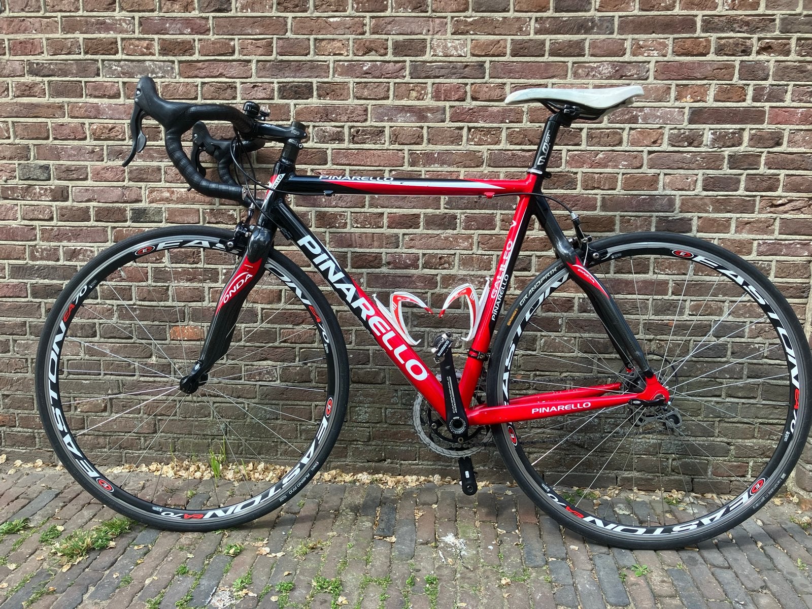 Pinarello Galileo racefiets - Campagnolo Veloce, 28 inch, Gebruikt, 15 tot 20 versnellingen, 53 tot 57 cm