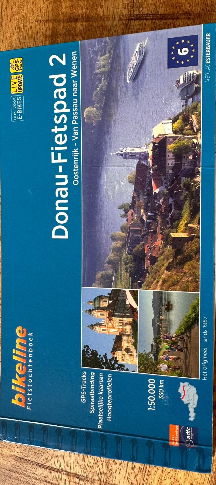 Fietstochtenboek Donau: Passau- Wenen, Overige merken, Fiets- of Wandelgids, Europa, Ophalen of Verzenden