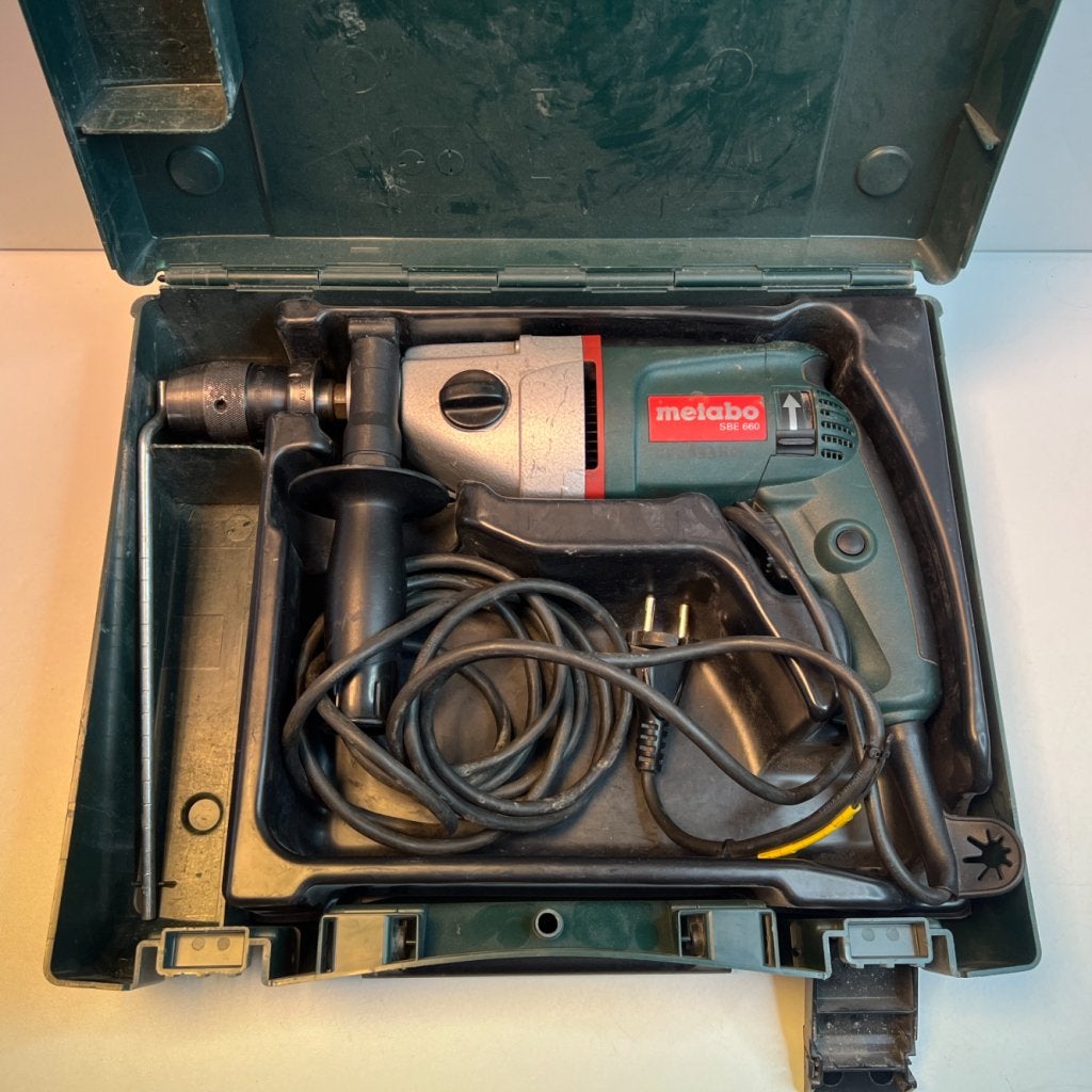 Metabo SBE 660 Klopboor machine | In koffer, Metabo, Zo goed als nieuw, Support@metabo.com, Metabo Corporation, Metabo-Werke GmbH, 
72622 NÃ¼rtingen
Germany