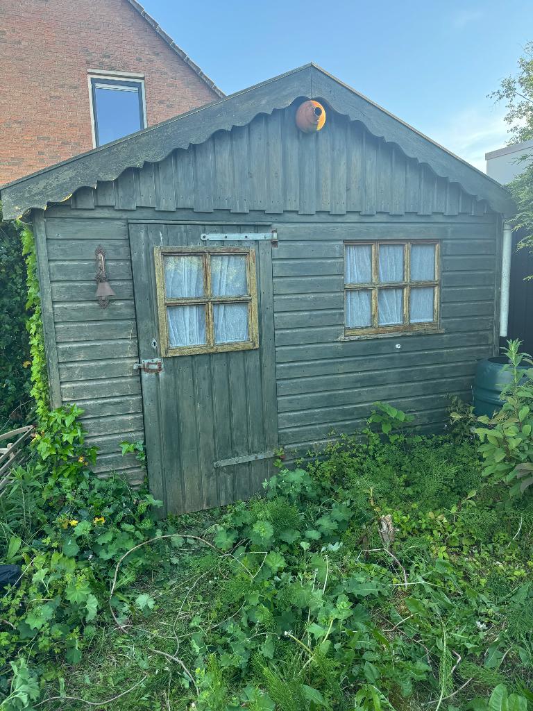 Tuinhuis gratis, Tuin en Terras, Ophalen, Tuinhuis, 250 tot 500 cm, 2 ramen