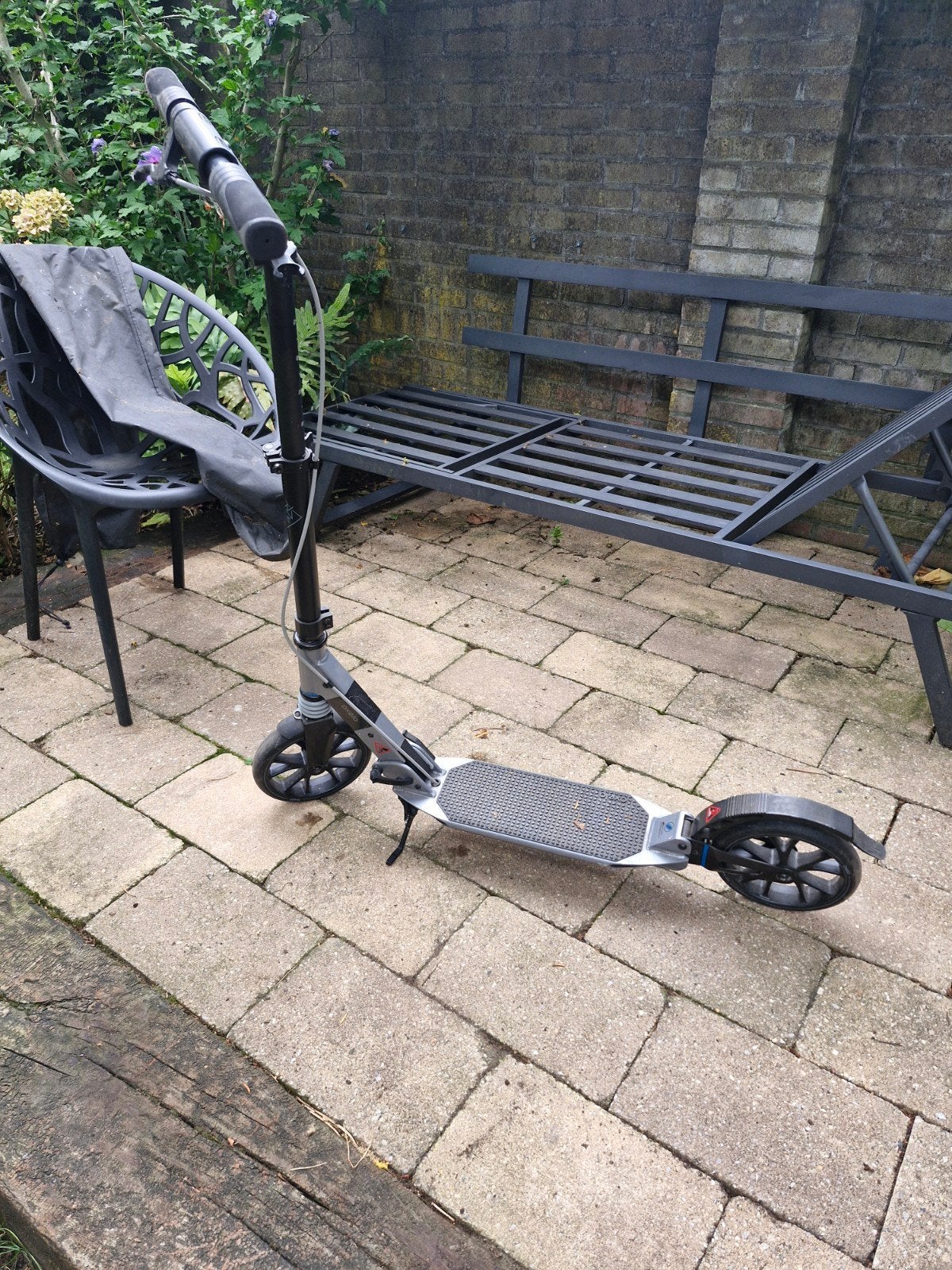 Oxelo Town 7 XL step - Grijs, Fietsen en Brommers, Steps, Ophalen, Gebruikt, Gewone step, Oxelo