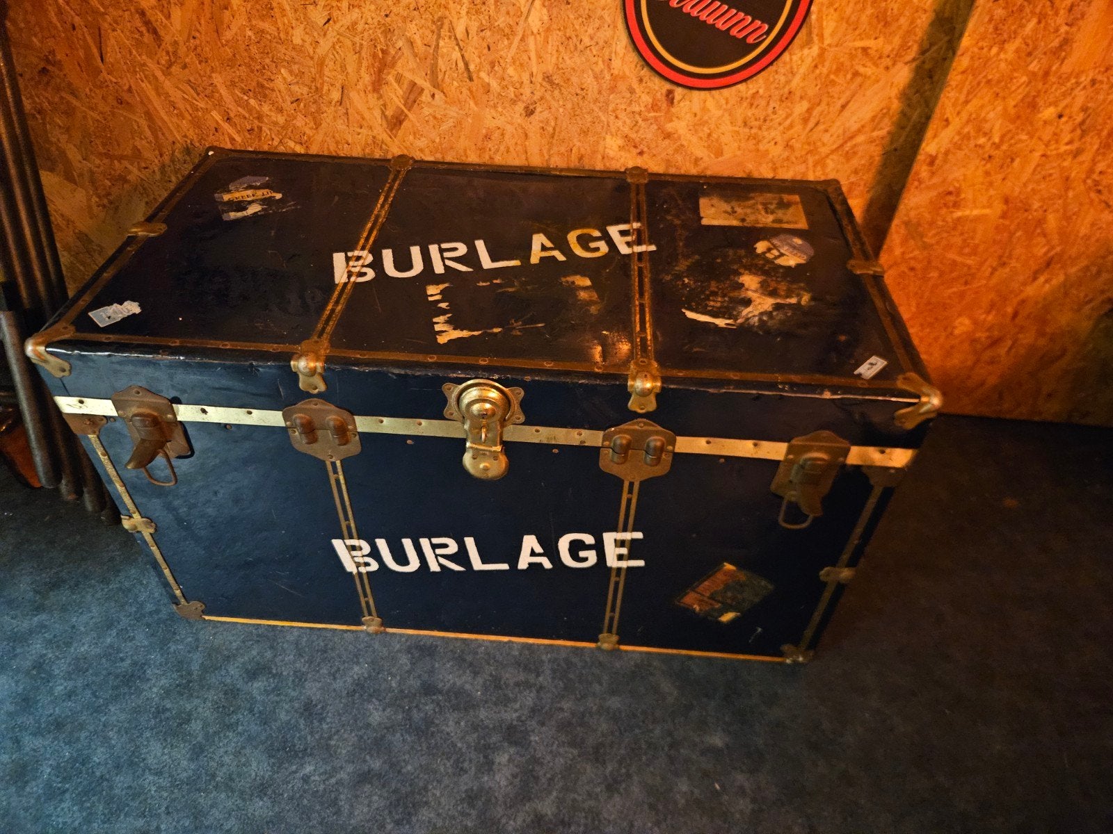 hutkoffer vintage, Hard kunststof, Hutkoffer, Burlage, Minder dan 50 cm