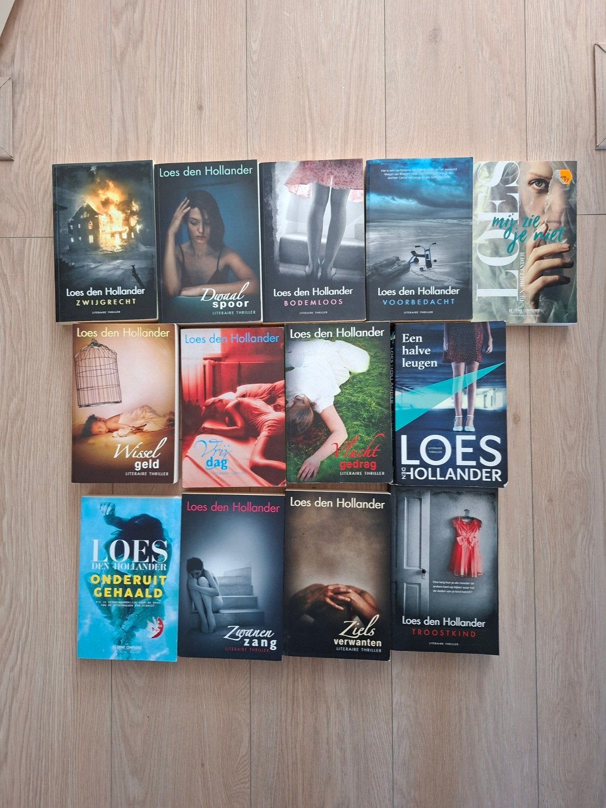 13 boeken v Loes den Hollander, Ophalen, Zo goed als nieuw