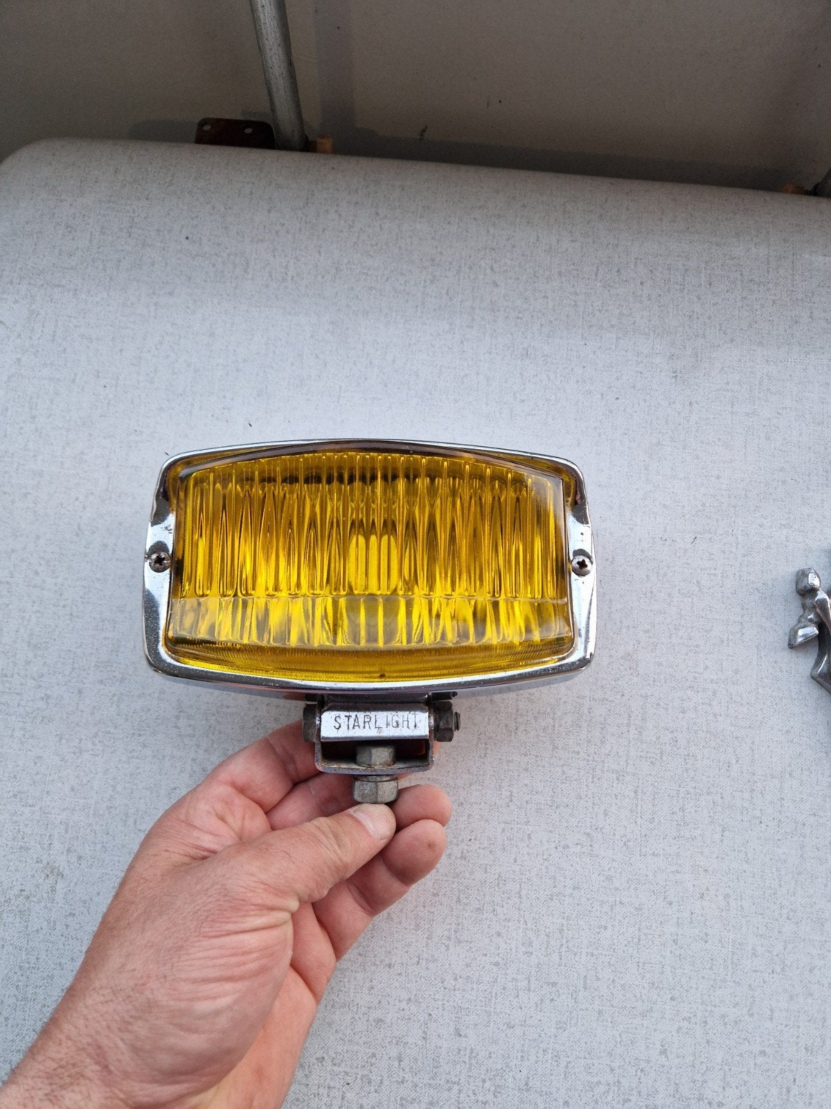 Gele Mistlamp  / chrome Oldtimer, Ophalen of Verzenden, Gebruikt, Overige automerken