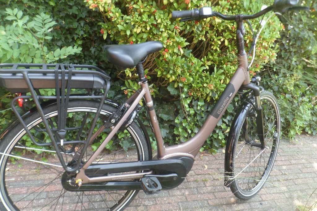 Gazelle Paris c7  met Bosch middenmotor, Ophalen, Zo goed als nieuw, 51 tot 55 cm, 50 km per accu of meer